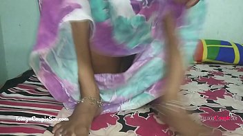 telugu indian desi homemade on floor village aunty bhabhi hardcore amateur creampie pussy cum inside